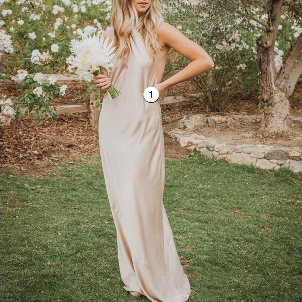 Show Me Your Mumu Jasmine Halter Maxi/Bridesmaid Dress